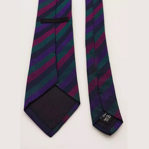 เนคไทผ้าไหมสำหรับผู้ชายเนคไทผ้าไหมพิมพ์ลายเรขาคณิตผ้าทอมือสำหรับผู้ชายเชือกผูกคอกาวทำตามสั่งสีพิเศษยาวพิเศษสำหรับผู้ชาย - Product Image 5