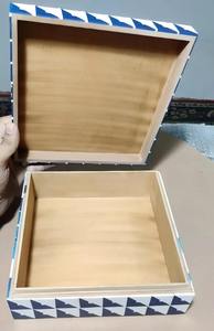 Indian Exporter Handmade Decorative <b>Resin</b> Inlay <b>Jewellery</b> Box Minimalist Women Accessories Tissue Boxes Good Price Available - Product Image 4