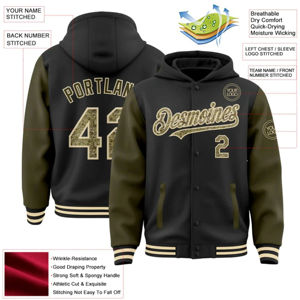 Sudadera con Capucha Deportiva de Alta Calidad con Parche Bordado Personalizado con Nombre de Equipo, Sudadera de Poliéster Transpirable para Hombre - Product Image 2