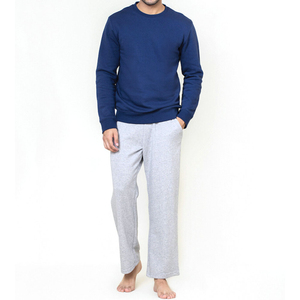 Sudadera Clásica de Invierno para Hombre, de Alta Calidad, 100% Algodón, Color Sólido, Manga Larga, Cortavientos y Ligera - Product Image 5