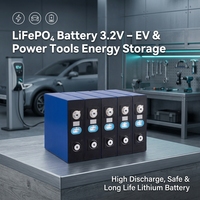 Baterai LiFePO4 3.2V 280Ah Grade A Baru, Sel Lithium Iron Phosphate Prismatik untuk DIY Penyimpanan Energi Surya RV 12V 24V 48V
