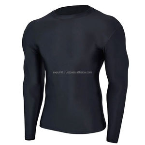 Meilleure vente Rash Guard pour homme Design personnalisable avec technique du strass Fabriqué au Pakistan Nouveau style à vendre - Product Image 2