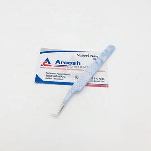 คีมหนีบขนตาปลายแหลมแบบมืออาชีพแหนบสเตนเลส90องศาสองโทนสีทนทาน - Product Image 6