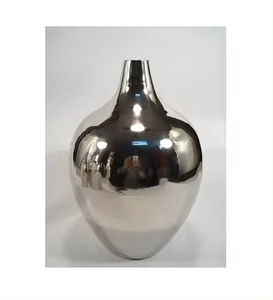 Vase à fleurs de haute qualité couleur argent et rose dernière utilisation moderne de Pot de fleur conçu pour la décoration de Restaurant - Product Image 5