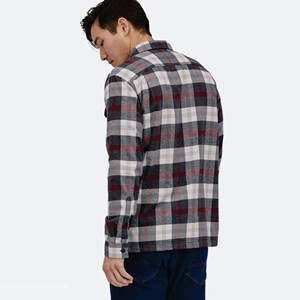 Service OEM Chemises à carreaux d'extérieur décontractées pour hommes Design de mode personnalisé Chemises pour hommes grande taille Chemise souple respirante et durable - Product Image 6