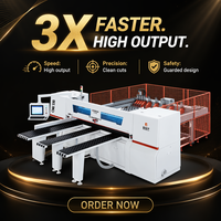 Sierra de Panel CNC CMJ2850, Sierra Automática para Cortar Madera de Alta Precisión, Máquina para Producción de Muebles