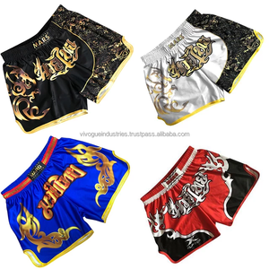 Pantalones Cortos de MMA Sublimados Vivouge Industries Personalizados de Fábrica, Ligeros, de Secado Rápido, Duraderos, 100% Poliéster, Unisex, Sin Costuras - Product Image 5