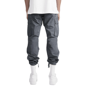 Casual Utility Cargo Pants Men Cotton Canvas Multi Pocket Work <b>Trousers</b> Straight Leg Outdoor Fashion Durable Daily Wear - Product Image 2