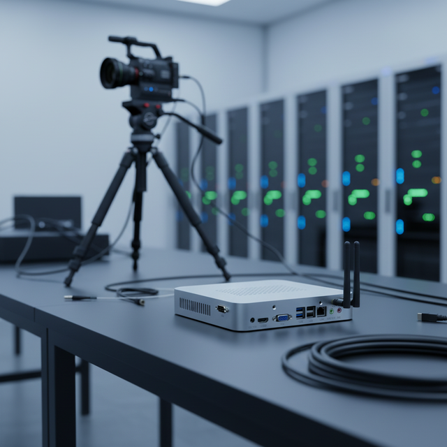 High Speed Camera Port Intel Core 13th Gen RTX 4060 GPU 64GB DDR5 2TB SSD Neural Network AI Mini PC With 4 Channel POE