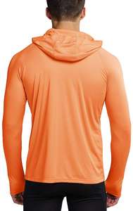 Outdoor Performance 100% Polyester Chemise de pêche Logo personnalisé en gros Protection UPF 50 + - Product Image 4