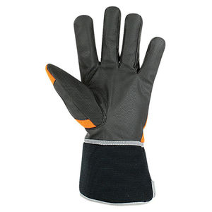 Gants de travail robustes en cuir de vachette grainé, protection des mains, respirants, pour travaux de construction en extérieur, gants de sécurité - Product Image 3