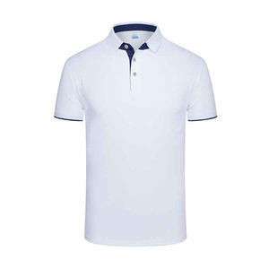 Chemise décontractée pour homme à manches courtes en coton et fibre de bambou respirante avec logo personnalisable sur le devant, grande taille, été - Product Image 4