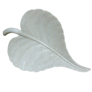 Piedra de mármol natural con diseño de hojas hechas a mano para decoración del hogar, utiliza productos artesanales a la venta - Product Image 1