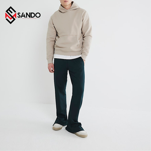 เสื้อสวมหัวมีฮู้ดของผู้ชายเสื้อสเวตเชิ้ตผ้าฝ้ายน้ำหนักเบาพิมพ์ลายพัฟ3D ออกแบบได้ตามต้องการ - Product Image 3