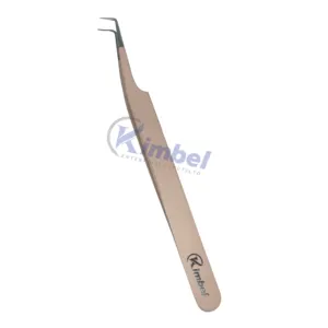 High Quality Applicator Professional Eyelash Extension Tweezers High Precision Stainless Steel Pointed Tweezers