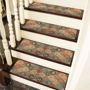 Alfombra con Diseño Kilim: Tonos Suaves, Estilo Étnico, Lavable a Máquina, Alfombra de Pasillo - Product Image 5