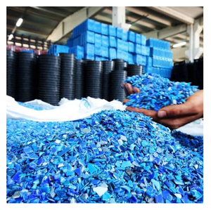 Débris de tambour HDPE bleu en balles/granulés de polyéthylène haute densité en vrac - Product Image 3