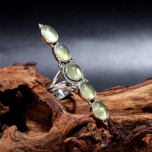 แหวนอัญมณีชั้นดีดีไซน์แบบวงรีตัดเป็น925เงินสเตอร์ลิงทำจากเงินแท้จากโรงงานโดยตรง - Product Image 2