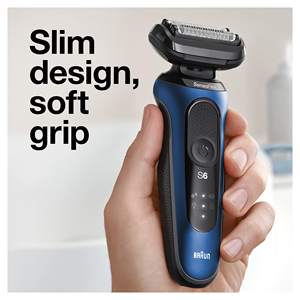 Rasoir électrique SmartCare pour hommes, sans fil, rechargeable, tondeuse à barbe humide/sèche avec brosse nettoyante, étanche IPX7 pour usage corporel - Product Image 3