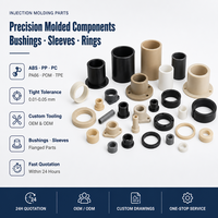 Pièces en plastique moulées par injection de précision ABS PP PC PA66 POM TPE Composants personnalisés OEM ODM Tolérance de 0,01 à 0,05 mm Petites commandes