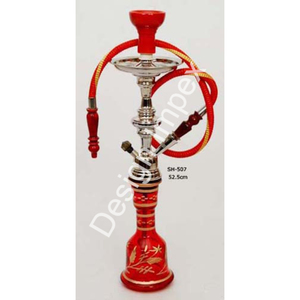 Portable Lightweight Modern Style Designer Brass Hukkah Hose Easy Engraved Iron Hookah Shisha Tobacco <b>Smoking</b> Uses - Product Image 6