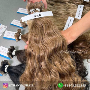 Cinta de cabello humano ruso de grado superior en extensión de cabello Cinta estrecha Remy natural de alta calidad en extensión de cabello - Product Image 6