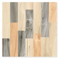 Carreaux de sol en céramique modernes modèle 80082 400x400mm, finition satinée mate, effet bande de bois, antidérapants, pour intérieur NOVAC Room