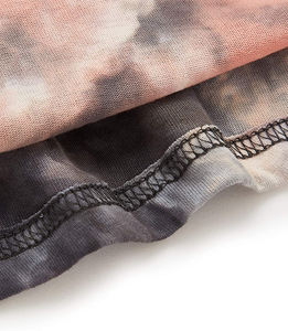 Top Corto Informal de Verano para Mujer, Estilo Tie Dye, 100% Algodón Ecológico, con Logotipo Frontal, Venta al Por Mayor - Product Image 5