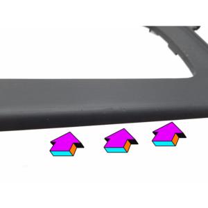 Moulure de console centrale AUDI A4 Avant (8W5) 8W1864241A (15>) - Product Image 2