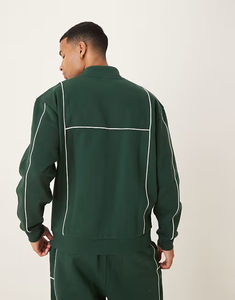 Conjuntos de Sudadera con Capucha y Pantalones Deportivos para Hombre de Lana Suave/Poliéster de Alta Calidad, Tejido Transpirable para Invierno, Color Sólido, 220g - Product Image 3