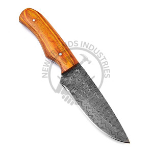 Venta caliente OEM/ODM personalizado hecho a mano medianoche sol Damasco acero completo Tang multifuncional DIY cuchillo de caza mango Pakkawood - Product Image 2