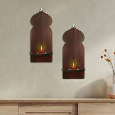 Soporte de vela de madera para mesa de comedor de Color Natural, soporte de candelita decorativo para hogar y restaurante y oficina para Navidad - Product Image 6