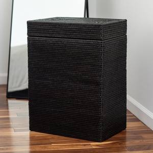 Rattan <b>laundry</b> bin <b>hampers</b> cheapest cost eco-friendly <b>lidded</b> basket high quality container bin - Product Image 4