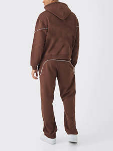 Conjuntos Deportivos Casuales de Otoño para Hombre, Última Moda, Conjunto de 2 Piezas, Logotipo Personalizado al por Mayor, Holgado, de Secado Rápido - Product Image 6