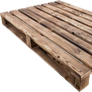 Juego de 4 Paletas de Madera Estilo Shabby Chic, Reemplazo de Mesa Desechable, Acabado Flameado - Product Image 1