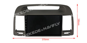 NaviFly Lecteur vidéo de voiture Android le plus récent, caméra panoramique <span class=keywords><strong>360</strong></span>° pour Toyota Camry 2002-2006 avec puce BT 5.0, Android <span class=keywords><strong>Auto</strong></span> - Product Image 6