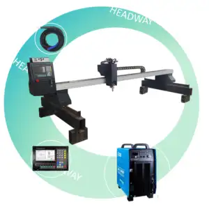 Portable gantry plasma cutting machine with easy installation