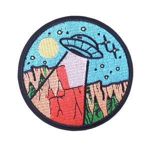 Low MOQ Embroidered Iron on Sew on Decorative <b>Applique</b> <b>Patch</b> Custom Made Embroidery <b>Patches</b> - Product Image 4
