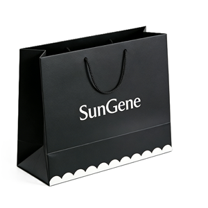 Emballage de vêtements en papier kraft écologique de boutique avec poignée torsadée, logo personnalisé, sac de luxe - Product Image 1