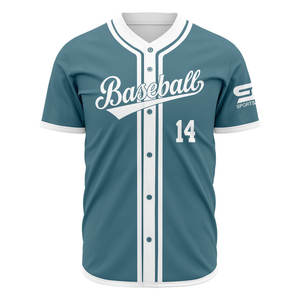 Maillots de baseball et de softball personnalisés de haute qualité, imprimés, respirants, à séchage rapide, antibactériens, anti-UV, vêtements de sport, échantillons gratuits - Product Image 1