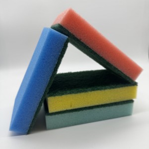 Casalina Lot de 4 éponges à récurer extra larges 14.5x10x2.7cm pour le nettoyage de la vaisselle. - Product Image 5
