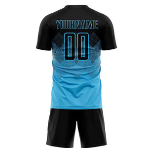 Nouvelle arrivée Vêtements de football pour hommes au design personnalisé Kits de football de bonne qualité avec maillots de football à manches courtes et shorts d'uniforme - Product Image 4