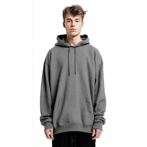 Sweat à capuche lourd 500 GSM à épaules tombantes pour homme, sweat à capuche ample d'hiver, streetwear pour homme, sweat à capuche surdimensionné pour homme - Product Image 1
