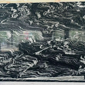 หินแกรนิตสีดำแม่น้ำ สำหรับตกแต่งพื้น - หินธรรมชาติ 100% ทนทาน สีดำเข้มสวยงาม ผสมสีขาวเทาอ่อน เหมาะสำหรับห้องนอน ห้องนั่งเล่น - Product Image 1