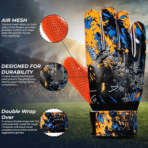 Nouveaux gants de gardien de but en latex de haute qualité, sur mesure, imperméables, respirants, à doigts complets, pour l'entraînement au football et au soccer - Product Image 2