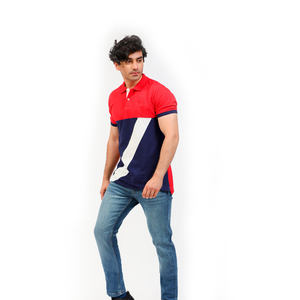 Nueva Camiseta de manga corta de Color de contraste de moda, camiseta Polo de algodón de verano para hombre de mejor diseño de alta calidad con personalización - Product Image 2