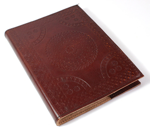 Journal en cuir de style vintage personnalisé de qualité supérieure agenda planificateur journal lié à la main avec logo personnalisé - Product Image 2