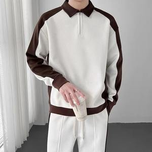 Chándal Impresión personalizada Logotipo de la marca Sudaderas con capucha Pantalones Conjuntos de dos piezas Chándal de hombre Trajes de chándal - Product Image 5