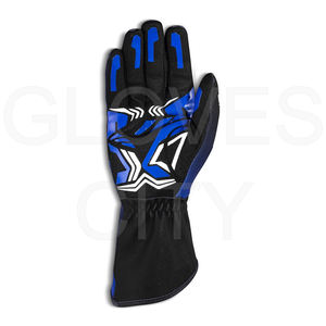 Gants de course de kart élégants et personnalisés avec logo et paume en caoutchouc pour la protection en polyester pour le sport, gants fabriqués en ville - Product Image 4