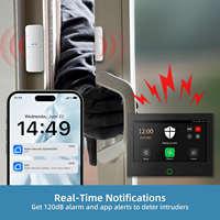 Système d'alarme anti-intrusion OEM WiFi + 4G, surveillance de sécurité 24h/24 et 7j/7, système de sécurité domestique intelligent avec SOS, capteur de mouvement PIR via application smartphone